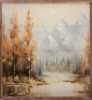 Fall Lake I By Petals Prints Design